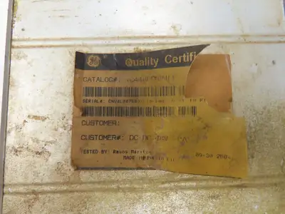 General Electric IC4486CNV4LF Forklift DC Converter 48/12V Off ESC030FAN36TE094