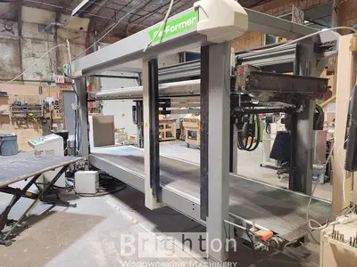 USED 2008 BIESSE COMIL PERFORMER TP USED FEED THROUGH CASE CLAMP