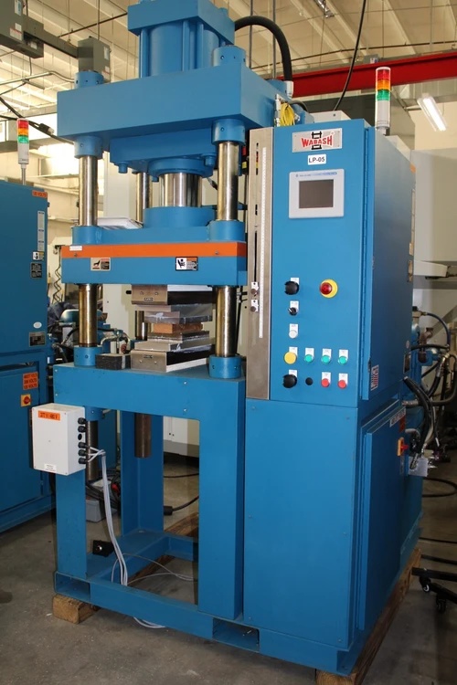 Used Wabash MPI-Lanco Wabash 100T Heated Platen Hydraulic Press US | RAPID COMPOSITES #281355