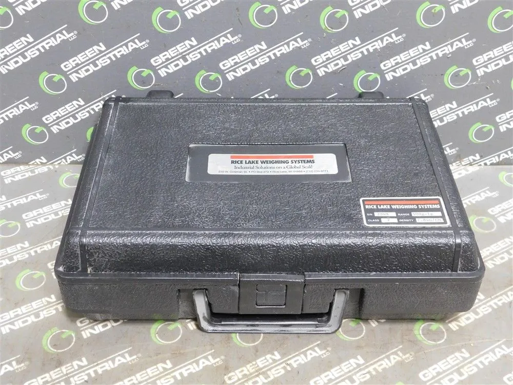 Rice Lake 2SWX Weighing Systems Calibration Weight Set 500g-1g Class F Used