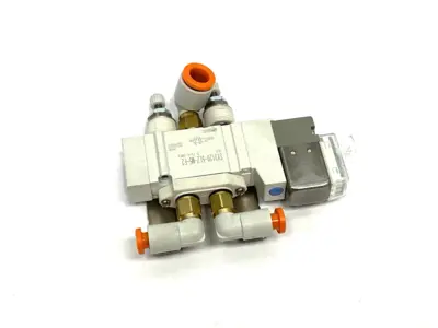 USED SMC SINGLE SOLENOID VALVE, BODY PORTED
