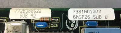 USED WESTINGHOUSE 6MSP 7381A01 G01