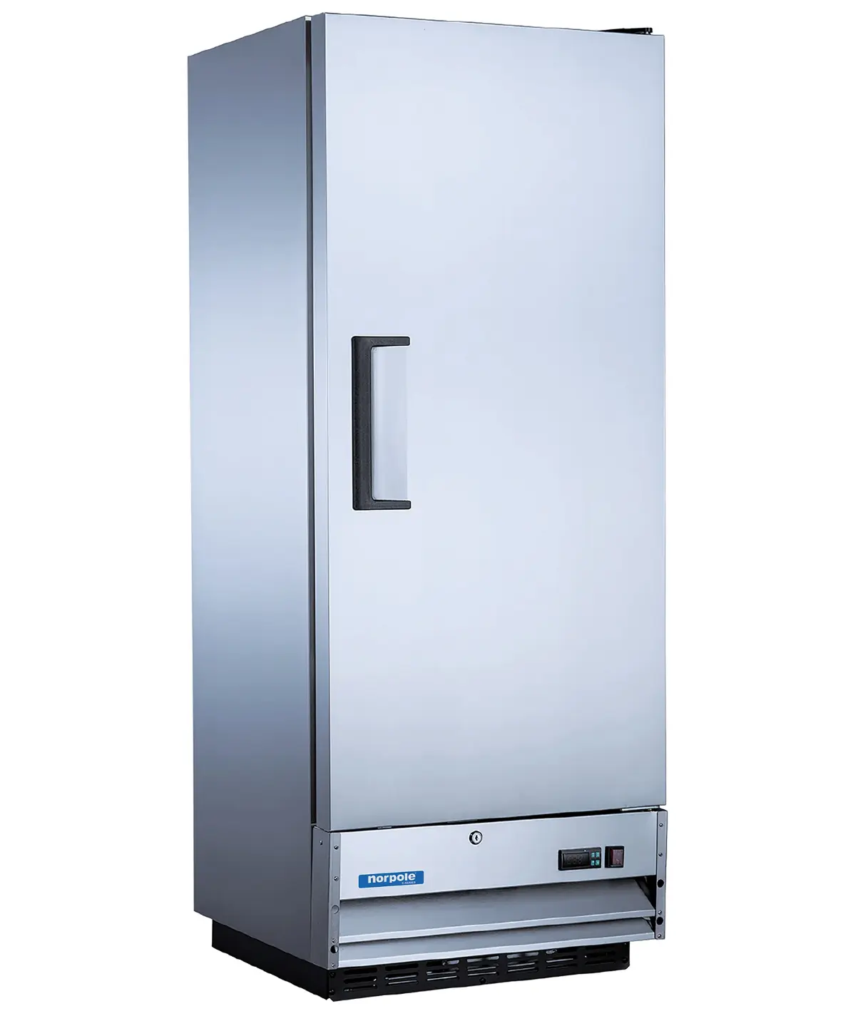 Magic Chef 12 CU. FT. COMMERCIAL FROST FREE SINGLE DOOR UPRIGHT FREEZER IN STAINLESS STEEL