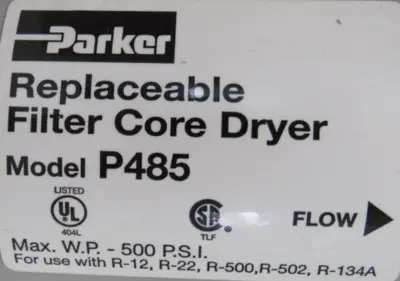NEW PARKER P485 FILTER CORE DRYER