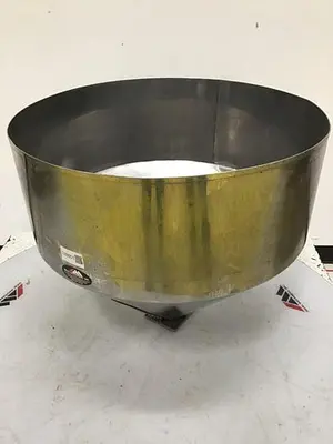 USED METAL FABRICATOR HOPPER