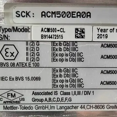 Metler-Toledo ACM500-CL Communication Module. Loc 6E