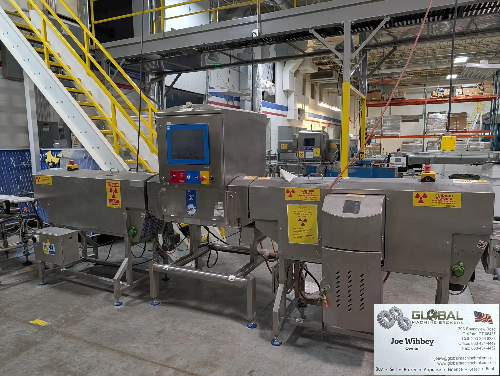 Mettler Toledo X3720 Xray Inspection System w/ X5Spacesaver Conveyors