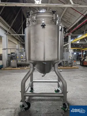 USED A&M Process 500 Liter A&B Process Receiver Tank, 316 S/S, 44/150#