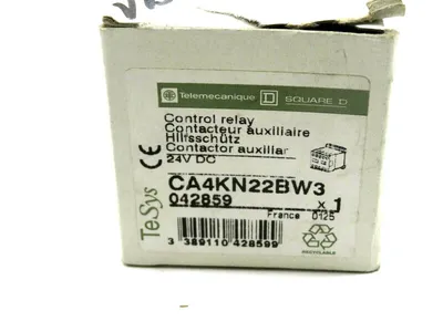 NEW SQUARE D SCHNEIDER ELECTRIC CA4KN22BW CONTROL RELAY