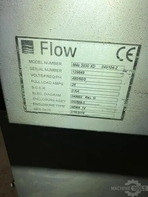 USED 2016 FLOW MACH 4 3030C XD