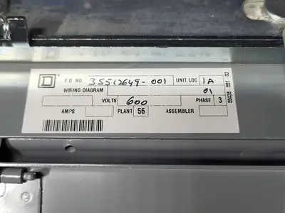 USED SQUARE D MODEL 6