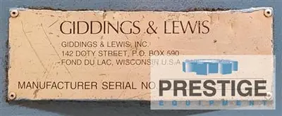 USED 2001 GIDDINGS & LEWIS 360P B-AXIS