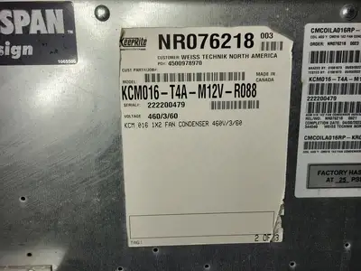 USED KEEPRITE KCM016-T4A-M12V-R088