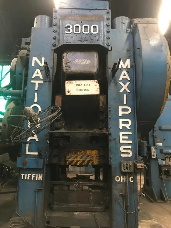 Used 1956 NATIONAL 3000 TON MAXI PRESS FORGE PRESS Forging Presses | HARITON MACHINERY COMPANY #467096