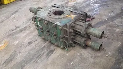 USED SHAFFER 7 1/16" 3M DOUBLE RAM BOP