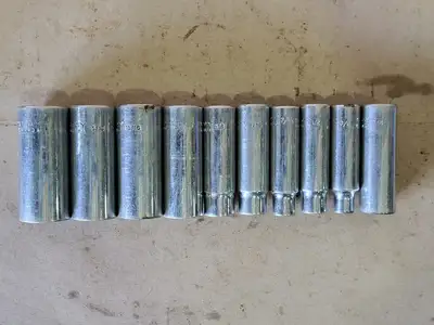 3/8" - 1-1/4" Assorted Deep Socket Set (16 pcs)