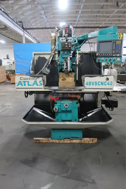 2003 CLAUSING ATLAS 4BVSCNC40 Vertical Mills | Machine Tool Emporium