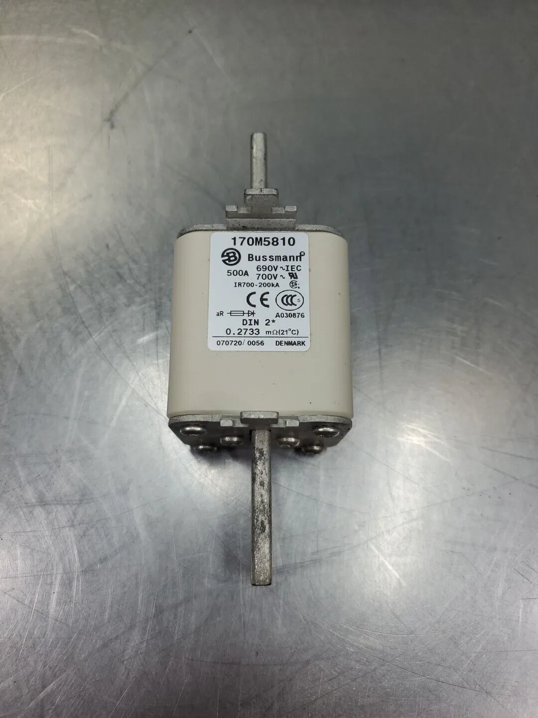 Bussmann 170M5810 Semiconductor Fuse, 500A 690-700V. 4E-32
