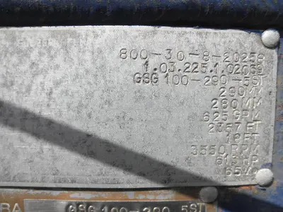 USED SULZER BINGHAM GSG-100-290/5ST