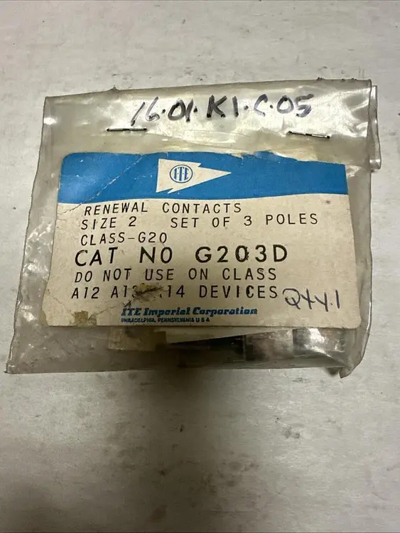 New | in-Stock ITE G203D Miscellaneous Equipment (Electrical & Power) | Surplus Asset Holdings #1199052