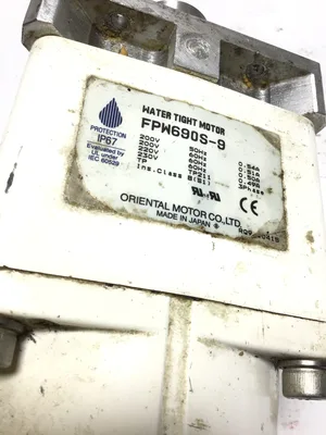 Oriental Motor FPW690S-9 Water Tight Motor 3PH