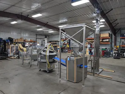 Used 2 Pocket Bread Line with Glimek & Benier Components