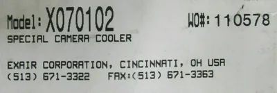 NEW EXAIR X070102 CAMERA COOLER