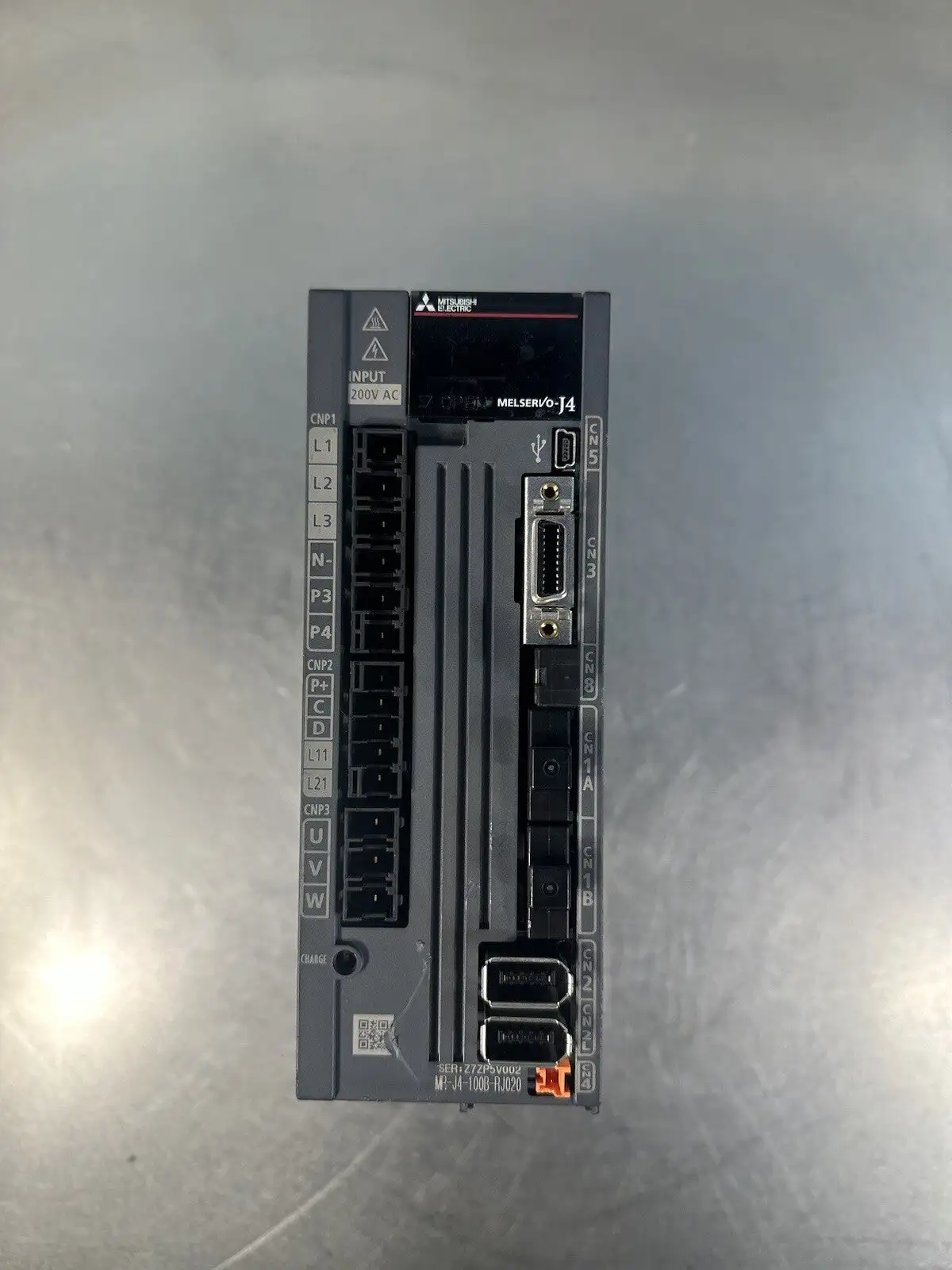 Mitsubishi MR-J4-100B-RJ020 Servo Drive (BIN-1.2.4)