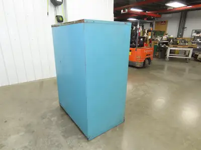 Nu-Era Modular Tool Storage Cabinet 11 Drawer 45x28x61" Stanley Vidmar Blue
