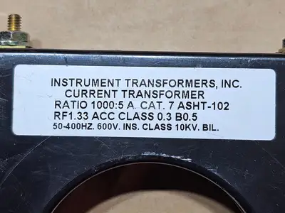 USED INSTRUMENT TRANSFORMERS 7 ASHT-102