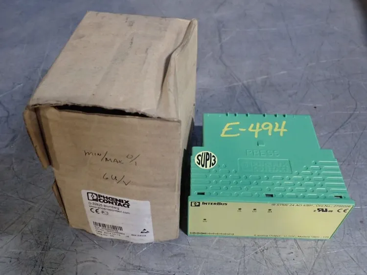 New | in-Stock PHOENIX CONTACT IBSTME24AO4/BP Input / Output Modules | HGR 24 #733553