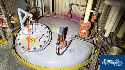 USED Niles Steel Tank Co. 2600 Gal Niles Steel Tank Receiver, 304 S/S, 100#