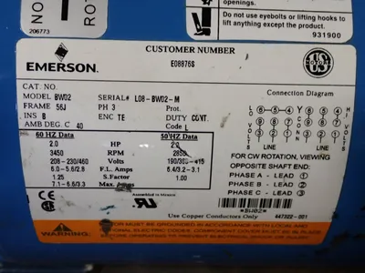 USED EMERSON BW02