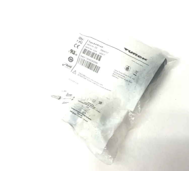 New | in-Stock Turck Field Wireable Connector 7/8" Female 5-Pin 6904717, U6417 Disconnects Michigan US | Maverick Industrial Sales #1392754