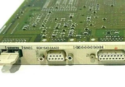 USED SIEMENS 6GK1543-0AA02 INTERFACE MODULE 6GK15430AA02