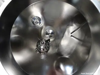 Used 100 Liter 316L Stainless Steel Mixing Tank with Agitator & Pressure Rating
