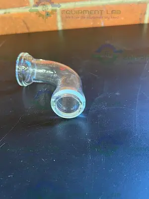 USED BUCHI AG BOROSILICATGLAS 3.3 KATALOG 8801 ELBOW 50MM X 37MM