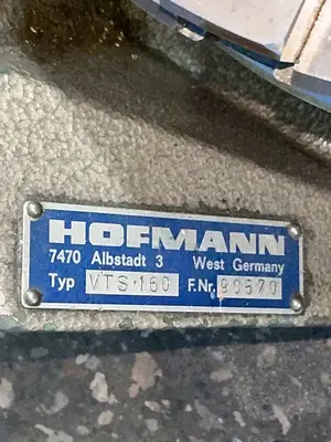 Used HOFMANN VTS160 Tooling & Accessories (Other) Ohio US | HGR 24 #1506598