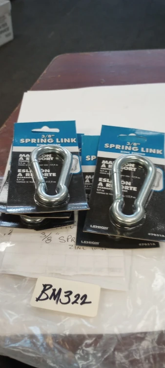 New | in-Stock Lehigh 7031A-24 3/8" 260 Pound Spring Link,Zink plated Misc Fasteners Arizona US | ASSET CONVERSION SPECIALISTS, INC. #1321732