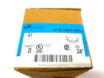 New | in-Stock Crouse-Hinds 51 Electrical Fittings Michigan US | Maverick Industrial Sales #1487462