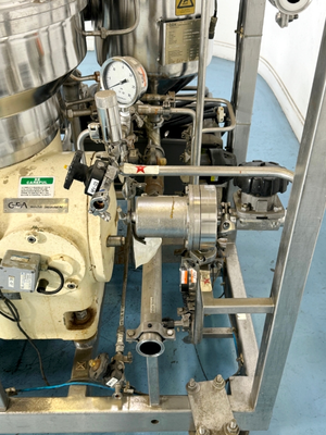 Westfalia CSC 20-06-476 hydro-hermetic clarifier skid.