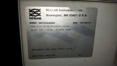 USED NESLAB CFT-33