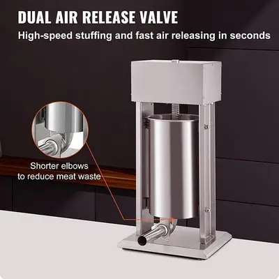 Electric Sausage Stuffer 15L Variable Speed Sausage Maker Stainless Steel * HAS FOOT PEDAL
