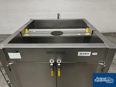 USED Sartorius 1,000 Liter Sartorius Palletank for Mixing Jacketed