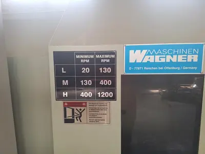 USED 2011 WAGNER WDR 1000 CNC