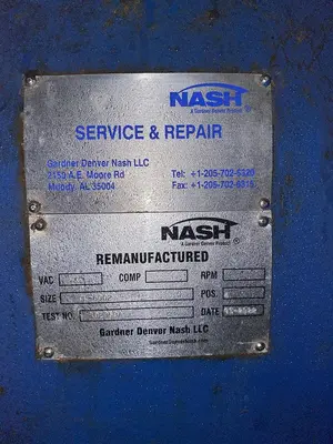 Used 2022 NASH CL-6002 Vacuum Pumps Florida US | DH Griffin Used Equipment #1383766