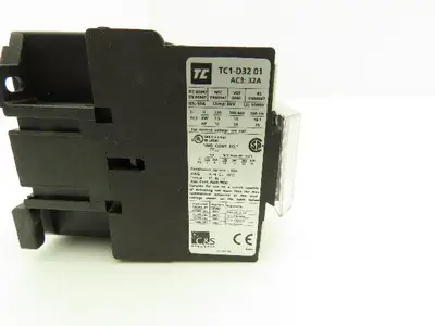 Shamrock Robusta TC1-D32 01 Contactor Motor Starter 3Ph 600V 25Hp 1NC Coil 120V
