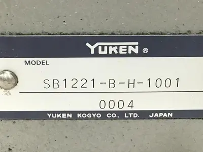 USED YUKEN SB1221-B-H-1001
