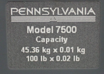 USED PENNSYLVANIA 7500