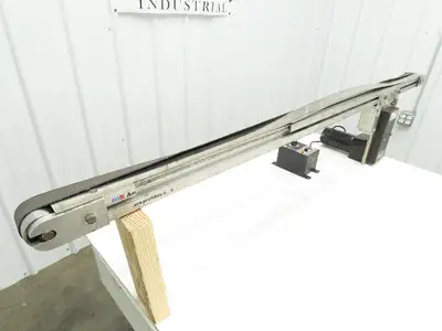 MK North America 50mm x 1750mm Belt Conveyor 115V Variable Speed  *Bad Belt*